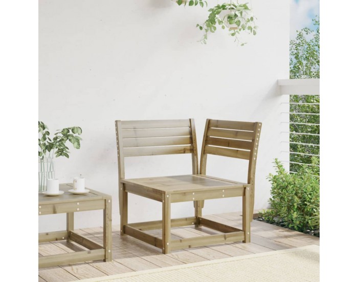 Sonata H Градински ъглов диван, 73x73x78 см, импрегниран бор