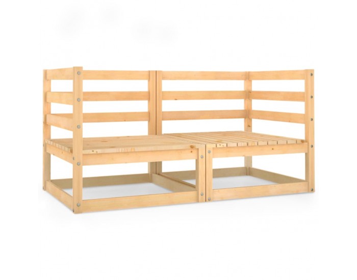 Sonata H Градински 2-местен диван, борово дърво масив