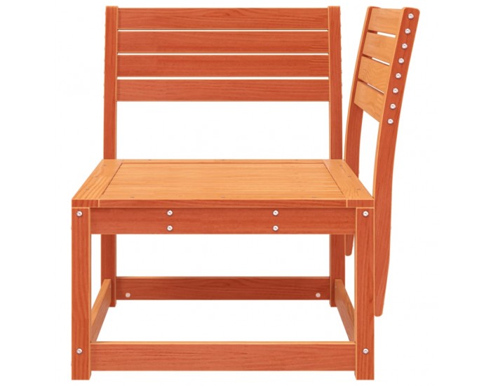 Sonata H Градински ъглов диван, восъчнокафяв, 73x73x78 см, бор масив