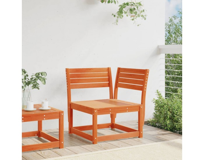 Sonata H Градински ъглов диван, восъчнокафяв, 73x73x78 см, бор масив