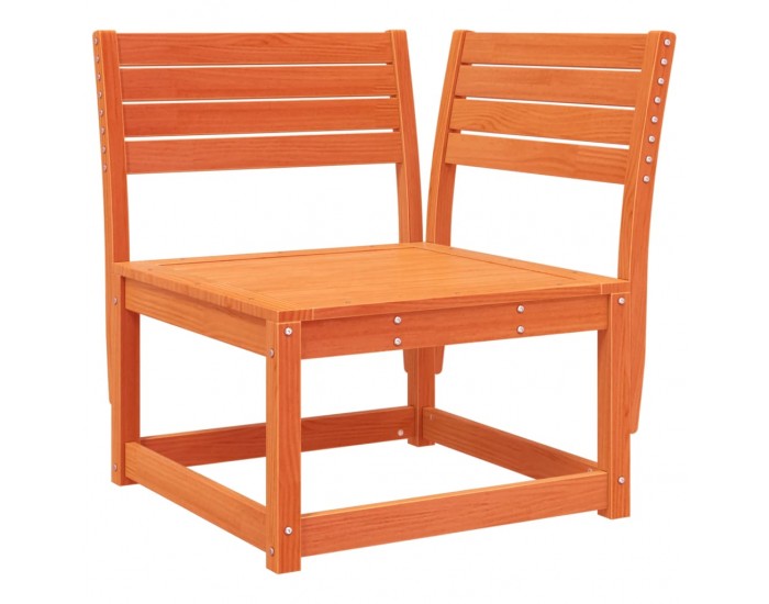 Sonata H Градински ъглов диван, восъчнокафяв, 73x73x78 см, бор масив