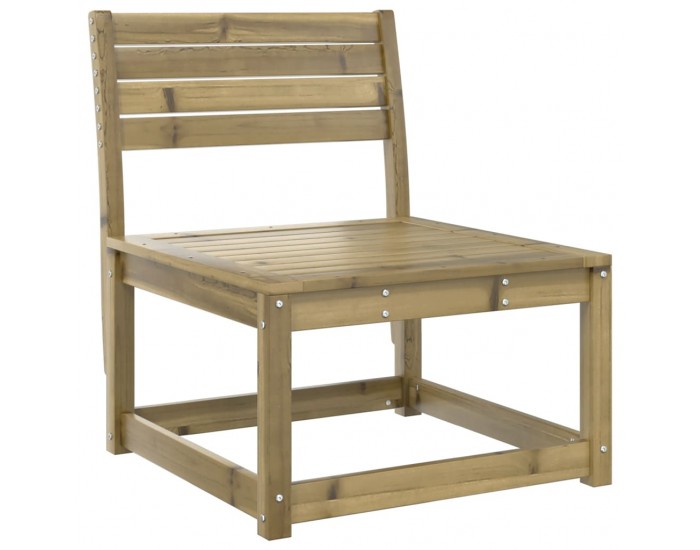 Sonata H Градински диван с възглавници, импрегнирано борово дърво