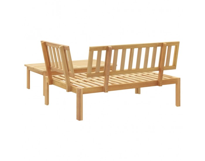 Sonata H Градински диван от палети, 2 части, акация масив