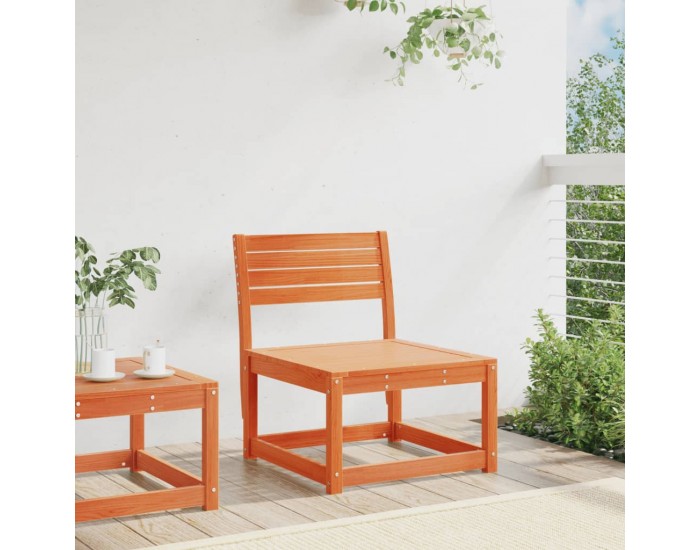 Sonata H Градински диван, восъчнокафяв, бор масив