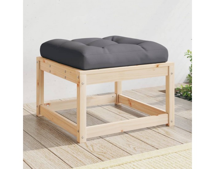 Sonata H Градинска табуретка с възглавници, борово дърво масив