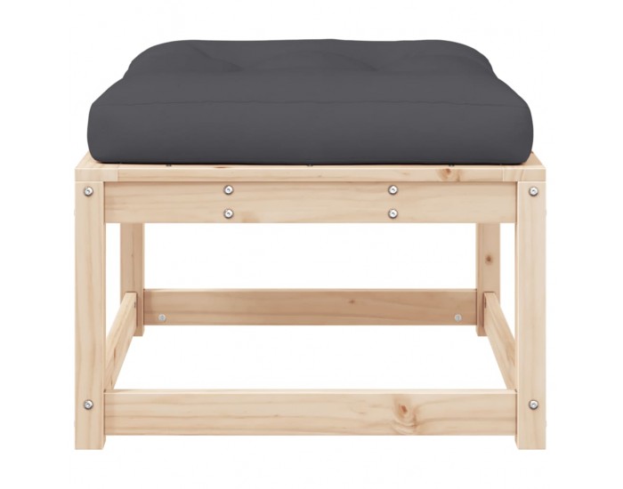 Sonata H Градинска табуретка с възглавници, борово дърво масив