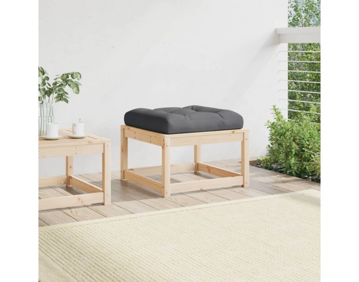 Sonata H Градинска табуретка с възглавници, борово дърво масив