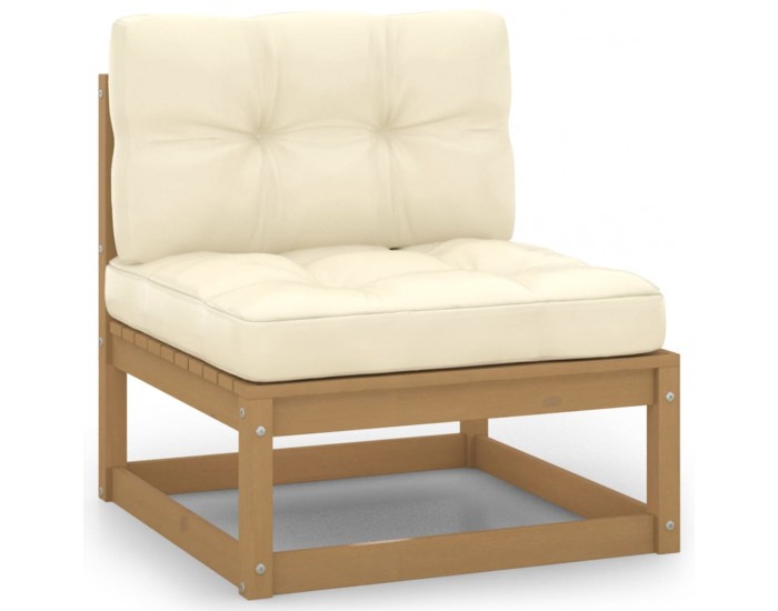 Sonata H 3-местен диван с възглавници, борово дърво масив