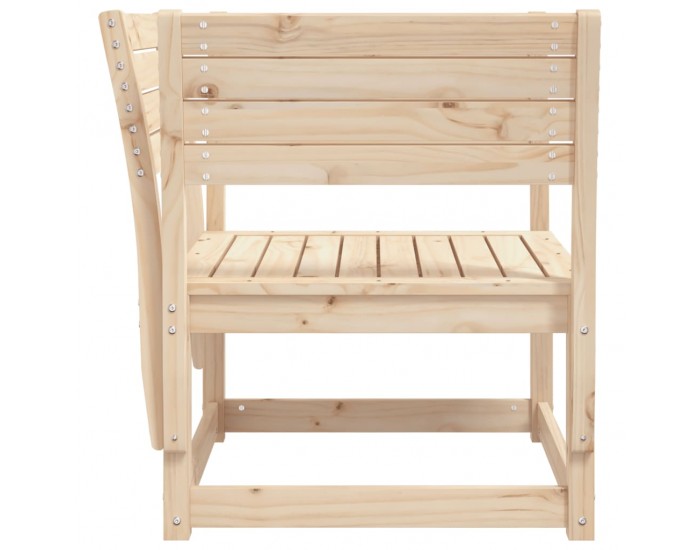 Sonata H Градински стол, борово дърво масив