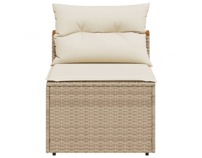 Sonata H Външни кресла без подлакътник възглавници 2 бр бежов полиратан