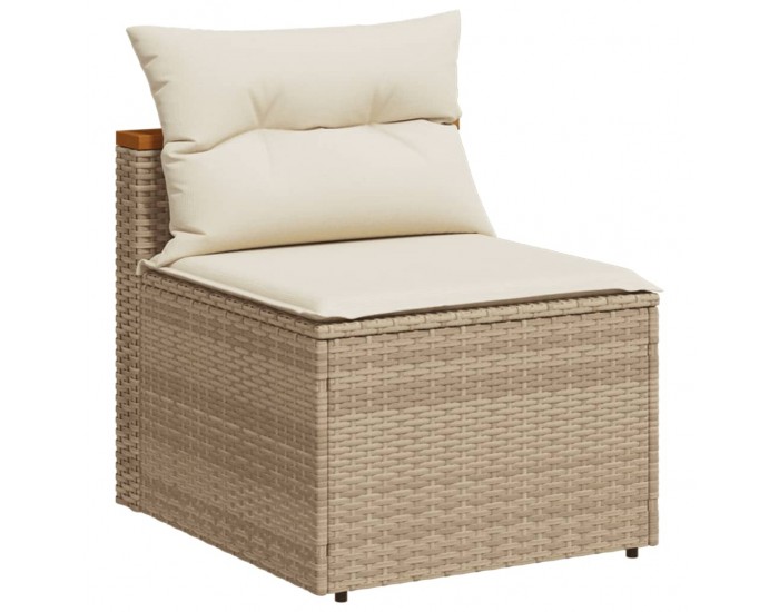 Sonata H Външни кресла без подлакътник възглавници 2 бр бежов полиратан