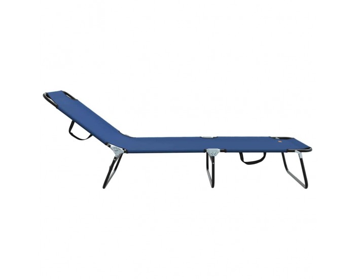 Sonata H Сгъваем шезлонг 1-човек Синьо 56 x 189 x 87см текстил