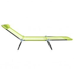 Sonata H Сгъваем шезлонг 1-човек Зелен 182 x 55 x 85.5 см Метал - Шезлонги