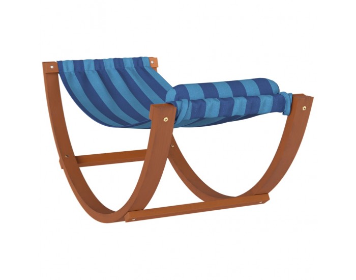 Sonata H Люлеещ се хамак за деца плат със сини ивици