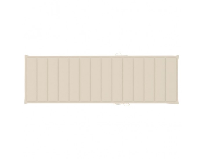 Sonata H Шезлонг с кремава възглавница, импрегнирана борова дървесина