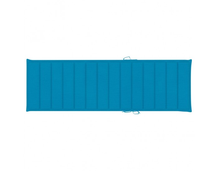 Sonata H Шезлонг със синьо шалте, импрегнирано борово дърво