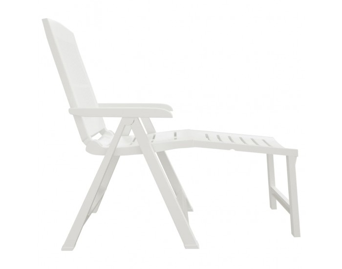 Sonata H Шезлонг, бял, пластмаса