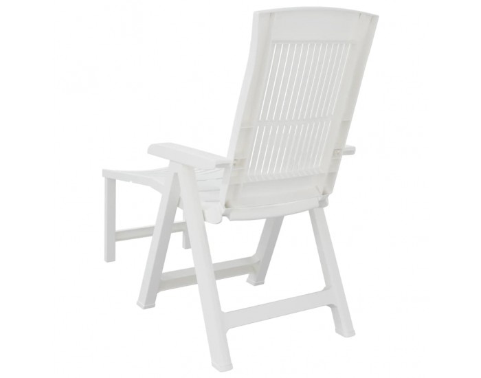 Sonata H Шезлонг, бял, пластмаса