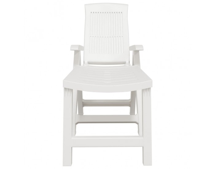 Sonata H Шезлонг, бял, пластмаса