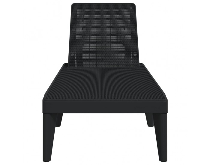 Sonata H Шезлонг, антрацит, 186x60x29 см, PP