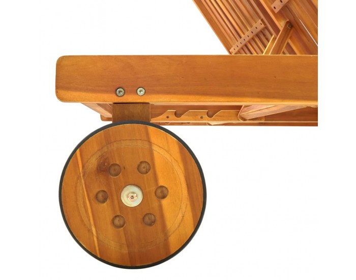 Sonata H 2-местен градински шезлонг с шалтета, акациево дърво масив