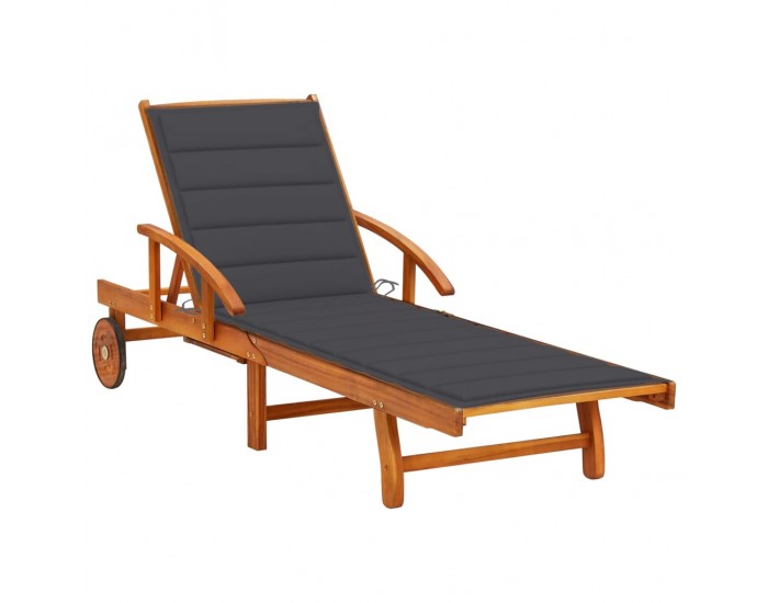 Sonata H Градински шезлонг с шалте, акациево дърво масив