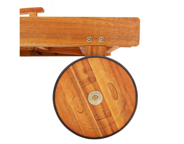 Sonata H Градински шезлонг с шалте, акациево дърво масив