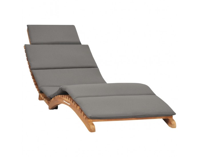 Sonata H Шезлонги, 2 бр, с възглавници, тиково дърво масив