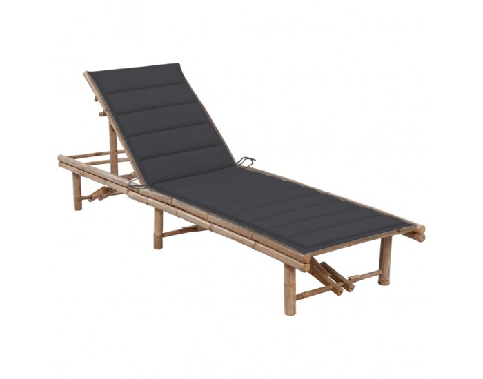 Sonata H Градински шезлонг с шалте, бамбук