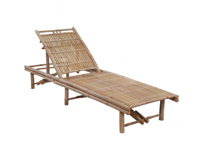 Sonata H Градински шезлонг с шалте, бамбук