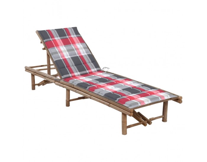 Sonata H Градински шезлонг с шалте, бамбук