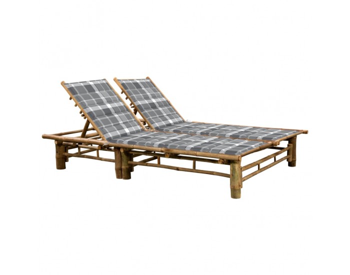 Sonata H 2-местен шезлонг с шалтета, бамбук