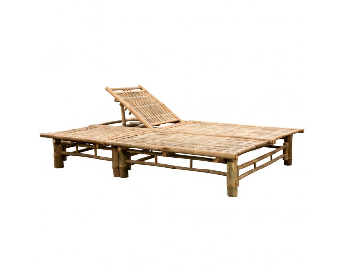Sonata H 2-местен шезлонг с шалтета, бамбук