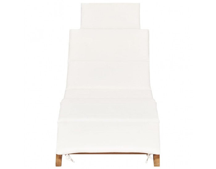 Sonata H Шезлонги, 2 бр, с възглавници, тиково дърво масив