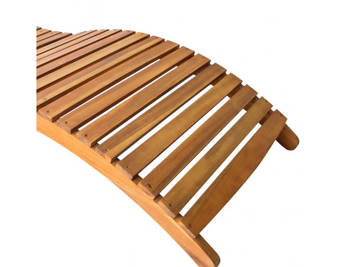 Sonata H Градински шезлонг с шалте, акациево дърво масив