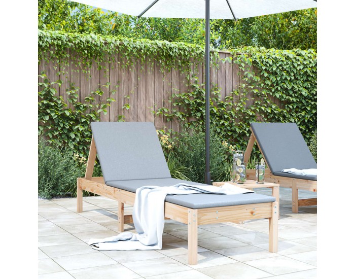 Sonata H Шезлонг, 199,5x60x74 см, борово дърво масив