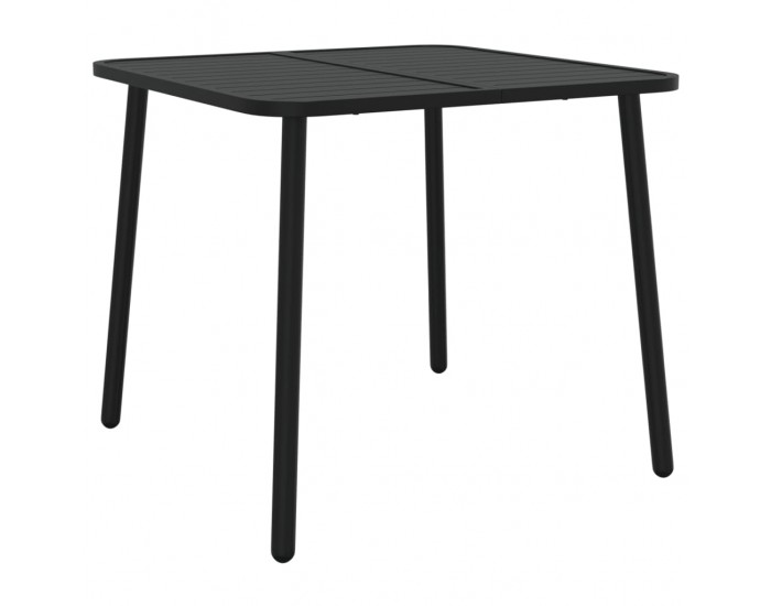 Sonata H Градинска маса антрацит 80x80x71 cм стомана