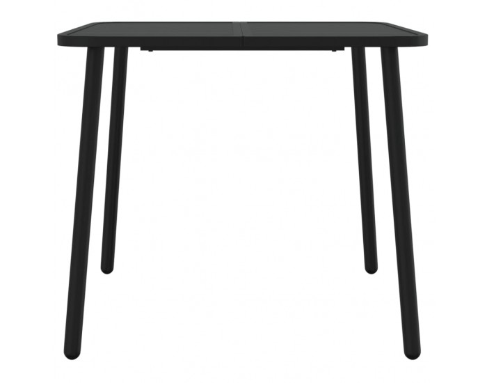 Sonata H Градинска маса антрацит 80x80x71 cм стомана