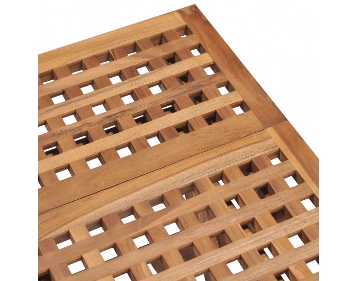 Sonata H Сгъваема градинска маса, 50x50x50 см, тиково дърво масив