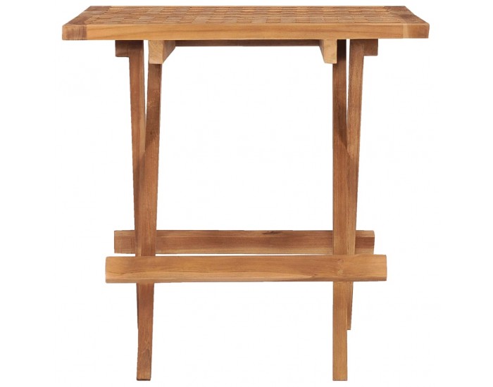 Sonata H Сгъваема градинска маса, 50x50x50 см, тиково дърво масив