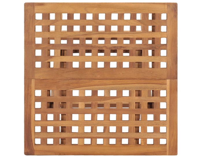 Sonata H Сгъваема градинска маса, 50x50x50 см, тиково дърво масив