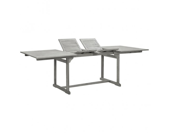 Sonata H Градинска трапезна маса, (160-240)x100x75 cм, акация масив