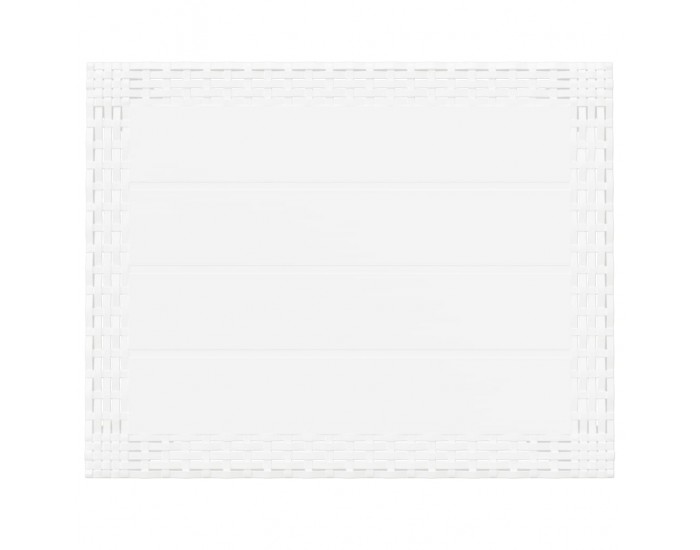 Sonata H Градинска маса, бяла, 59x47x40 см, PP