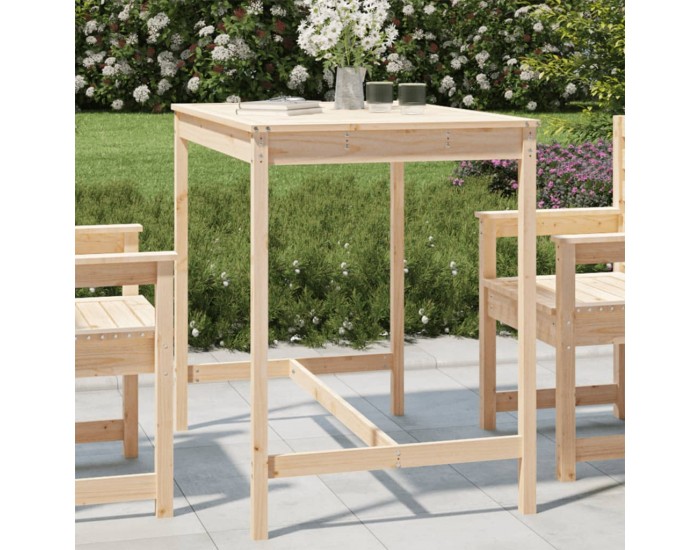 Sonata H Градинска маса, 121x82,5x110 см, борово дърво масив