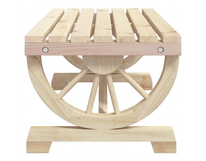 Sonata H Градинска кафе маса 90x50x40 см масивна ела