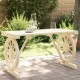 Sonata H Градинска маса 115x55x65 см масивна ела