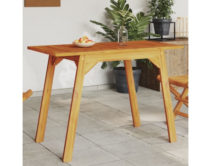 Sonata H Градинска трапезна маса 110x56x75 см масивна акация