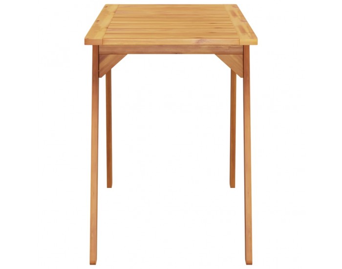 Sonata H Градинска трапезна маса 110x56x75 см масивна акация