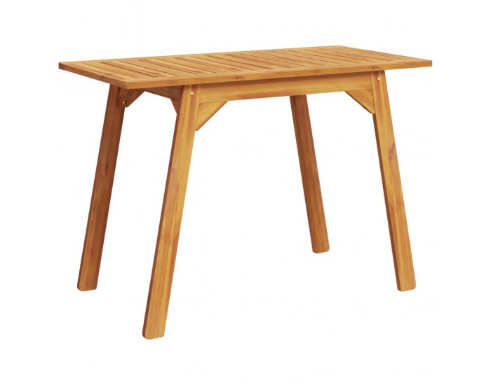 Sonata H Градинска трапезна маса 110x56x75 см масивна акация