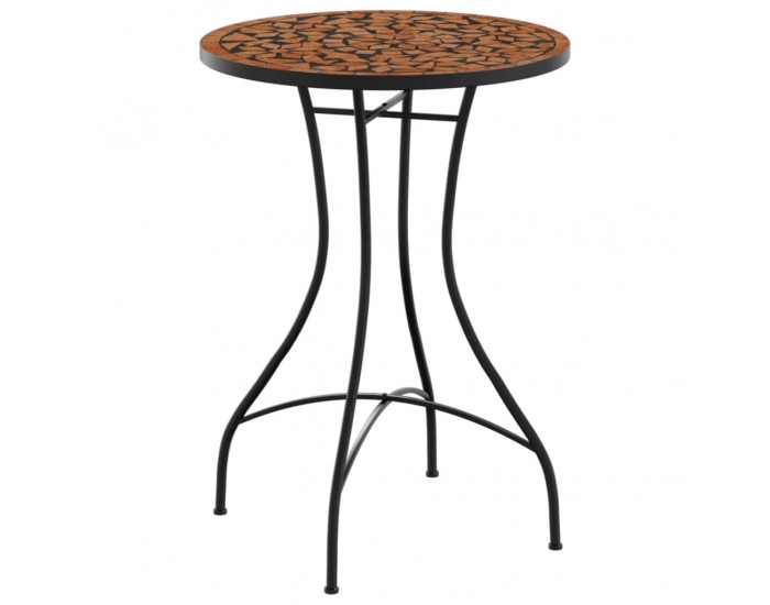Sonata H Мозаечна бистро маса, теракота, Ø50x70 см, керамика
